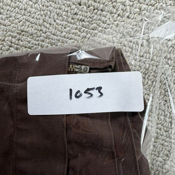 Eileen Fisher Cotton Lightweight Full Zip Jacket Brown Women’s Size Large - Picture 7 of 7